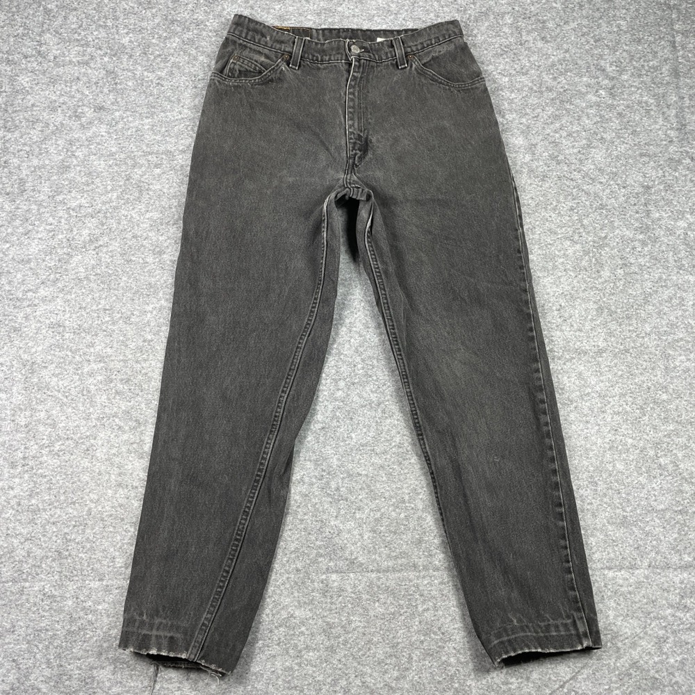 Vintage Levis Jeans Womens 13 Med Black 950 Relaxed Orange Tab Made In USA 90s